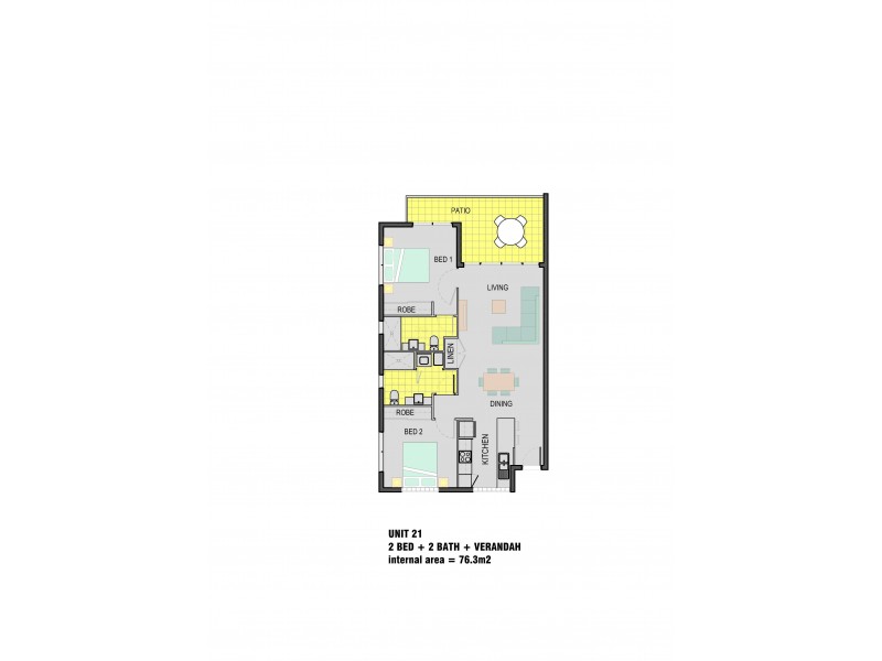 21/64 Tenby Street, Mount Gravatt QLD 4122 Floorplan