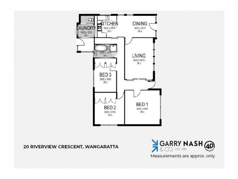 20 Riverview Crescent, Wangaratta VIC 3677 Floorplan