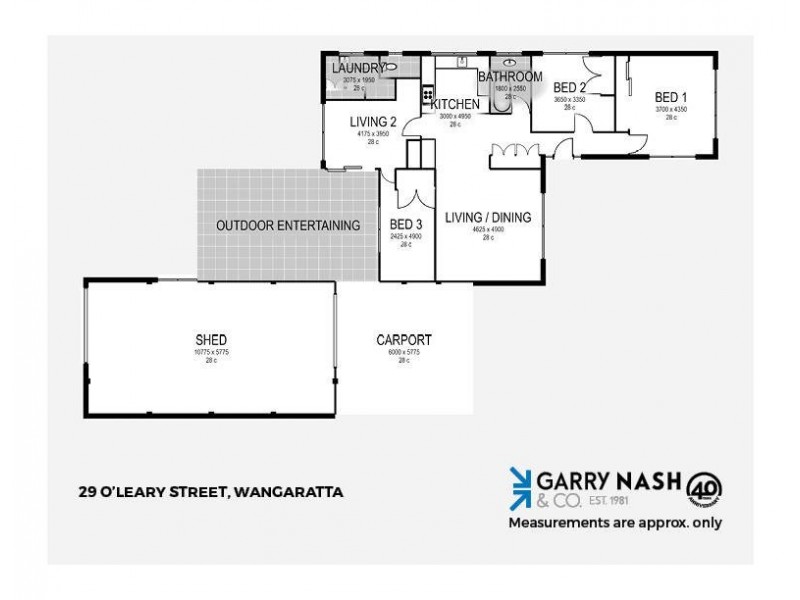 29 O’Leary Street, Wangaratta VIC 3677 Floorplan