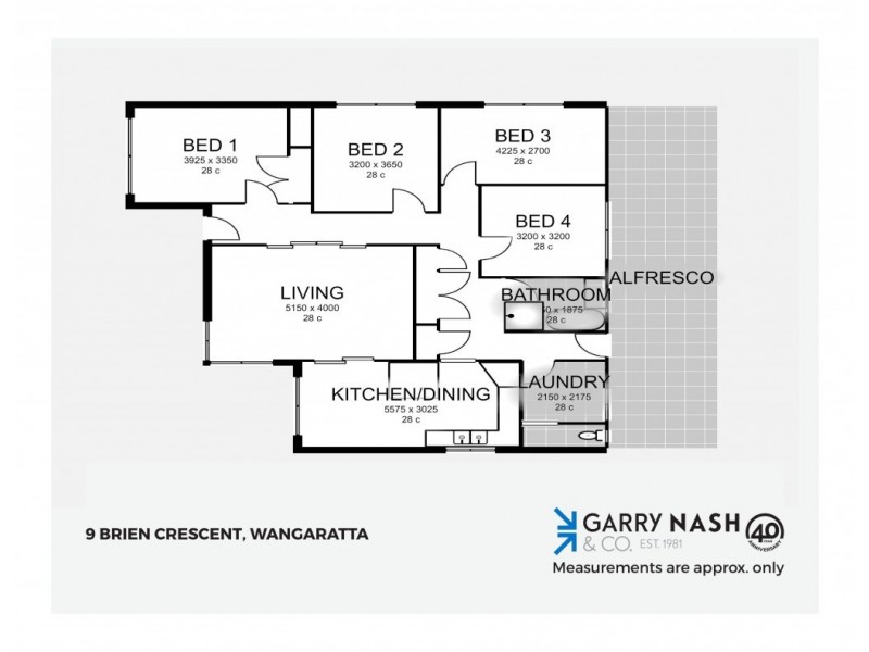 9 Brien Crescent, Wangaratta VIC 3677 Floorplan