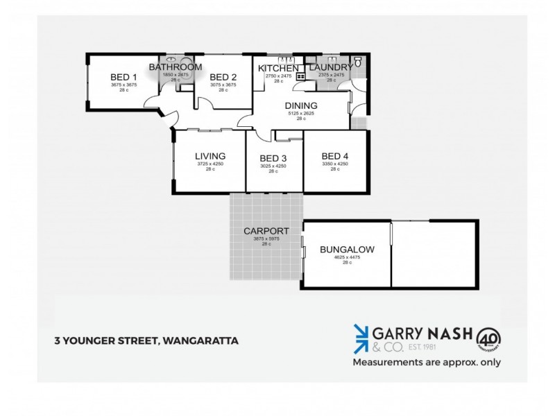3 Younger Street, Wangaratta VIC 3677 Floorplan