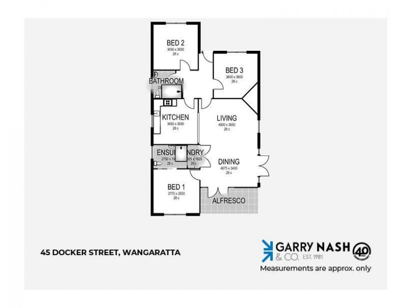 45 Docker Street, Wangaratta VIC 3677 Floorplan