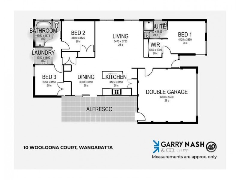 10 Wooloona Court, Wangaratta VIC 3677 Floorplan