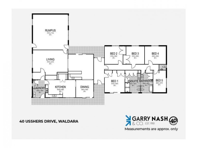 40 Usshers Drive, Waldara VIC 3678 Floorplan