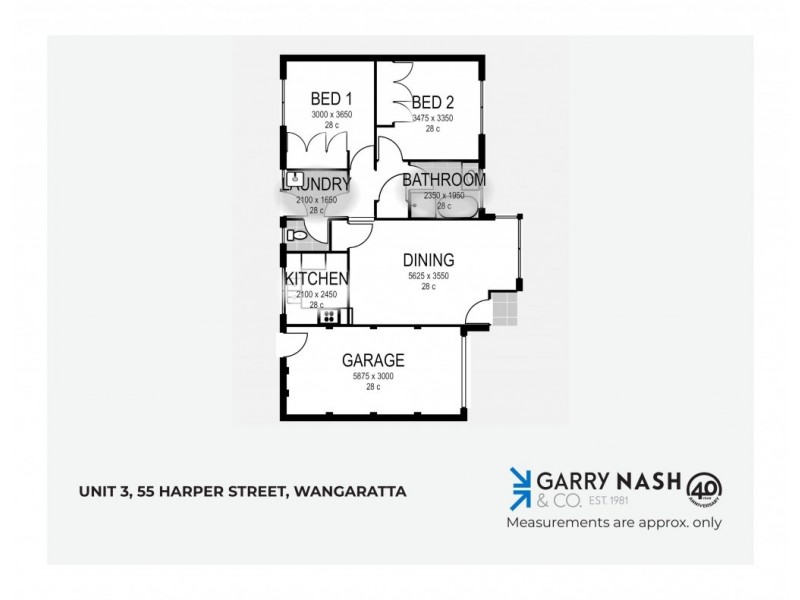 3/55 Harper Street, Wangaratta VIC 3677 Floorplan