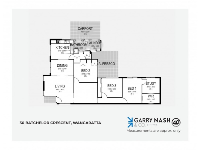 30 Batchelor Crescent, Wangaratta VIC 3677 Floorplan