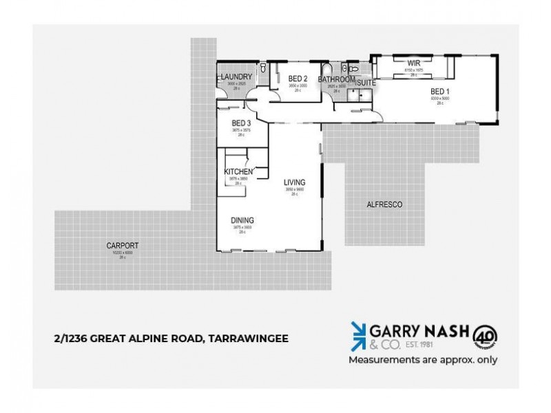 1236 Great Alpine Road, Tarrawingee VIC 3678 Floorplan