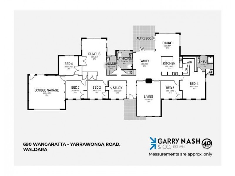 690 Wangaratta – Yarrawonga Road, Waldara VIC 3678 Floorplan