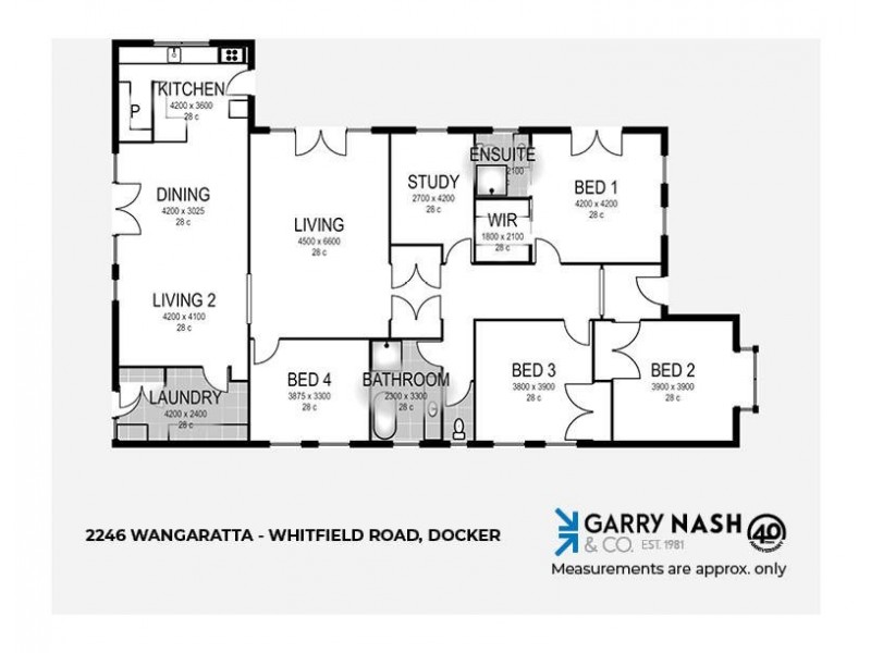 2246 Wangaratta – Whitfield Road, Docker VIC 3678 Floorplan