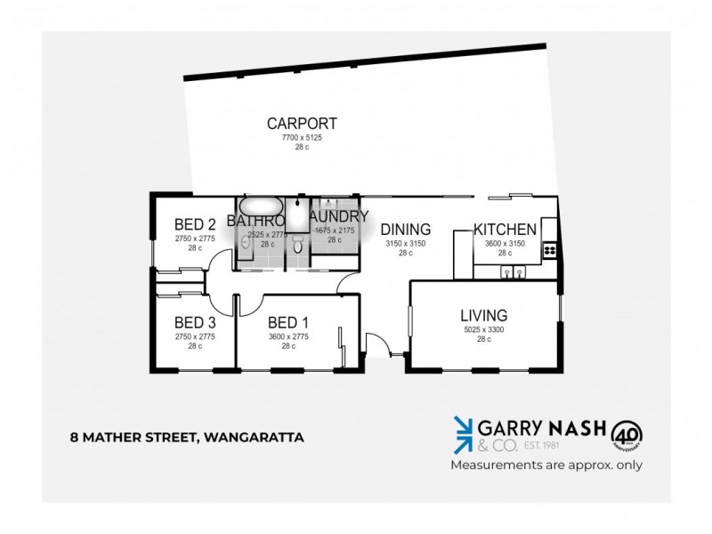 8 Mather Street, Wangaratta VIC 3677 Floorplan