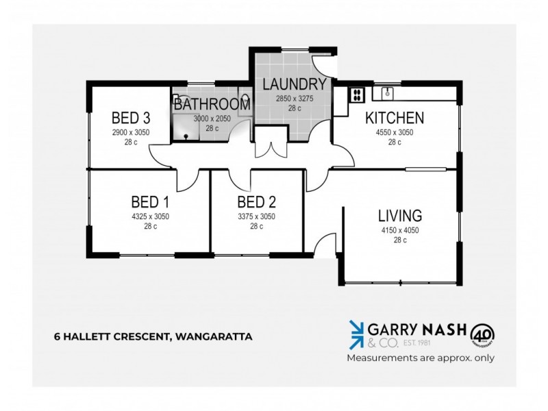 6 Hallett Crescent, Wangaratta VIC 3677 Floorplan