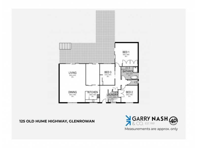 125 Old Hume Highway, Glenrowan VIC 3675 Floorplan