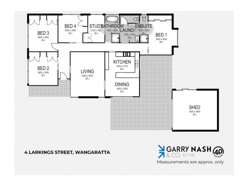 4 Larkings Street, Wangaratta VIC 3677 Floorplan