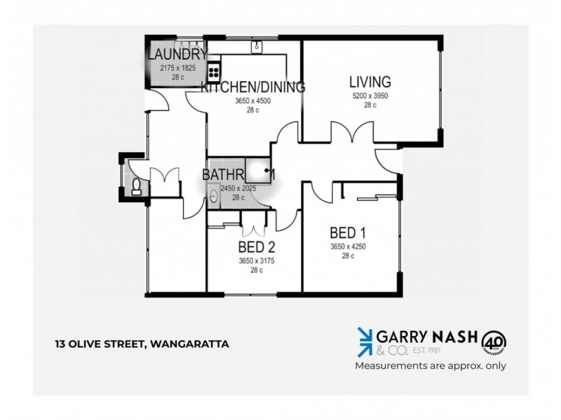 13 Olive Street, Wangaratta VIC 3677 Floorplan