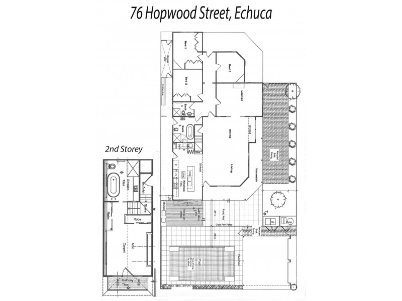 76 Hopwood Street, Echuca VIC 3564 Floorplan