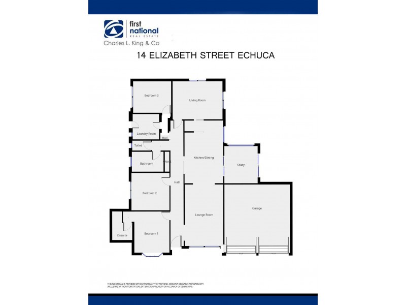 14 Elizabeth Street, Echuca VIC 3564 Floorplan