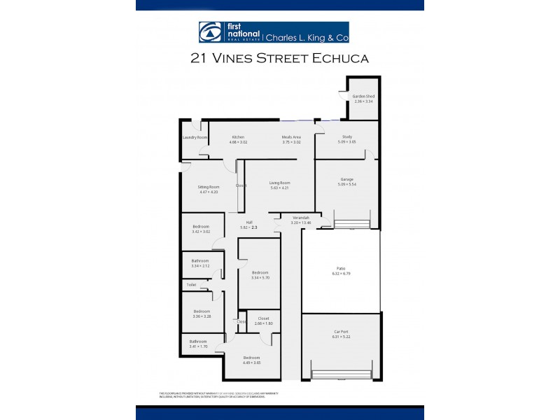 21 Vines Street, Echuca VIC 3564 Floorplan