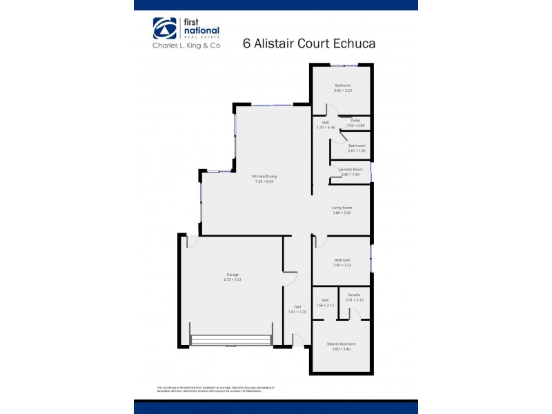 6 Alastair Court, Echuca VIC 3564 Floorplan