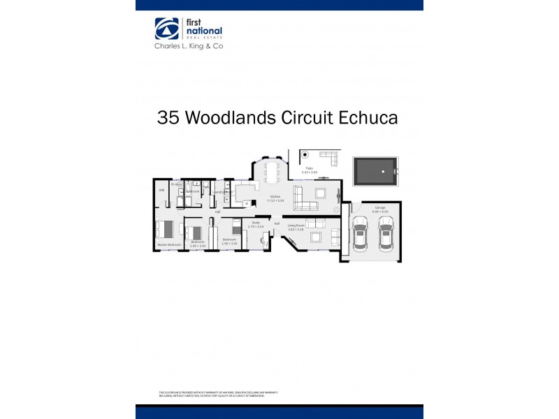 35 Woodlands Circuit, Echuca VIC 3564 Floorplan