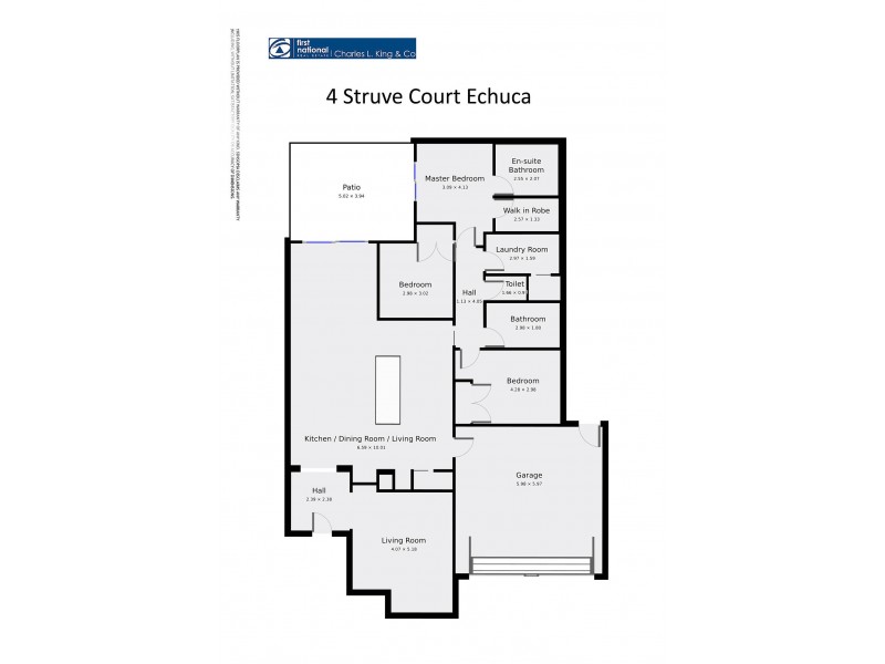 4 Struve Court, Echuca VIC 3564 Floorplan