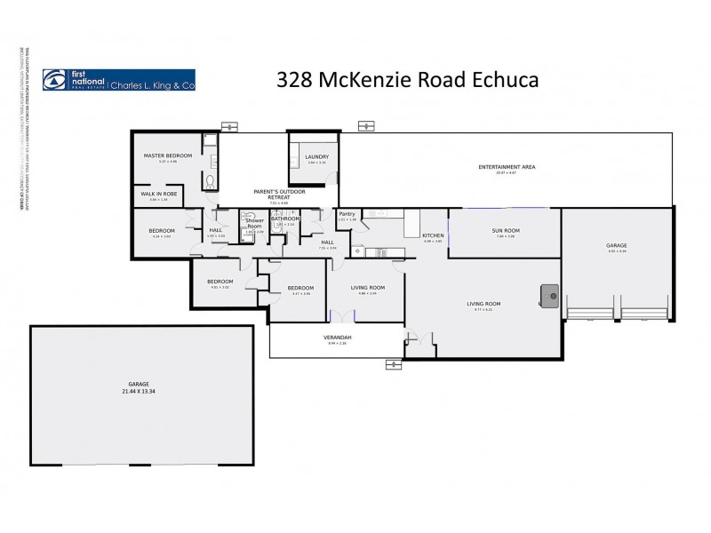 328 McKenzie Road, Echuca VIC 3564 Floorplan