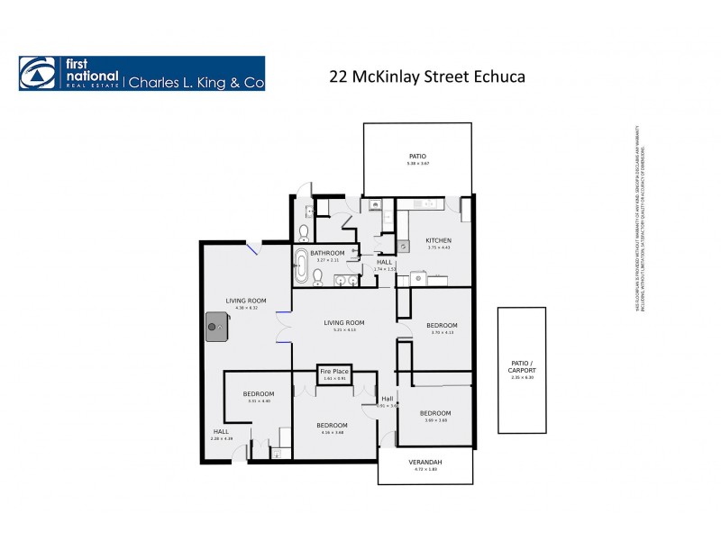 22 McKinlay Street, Echuca VIC 3564 Floorplan