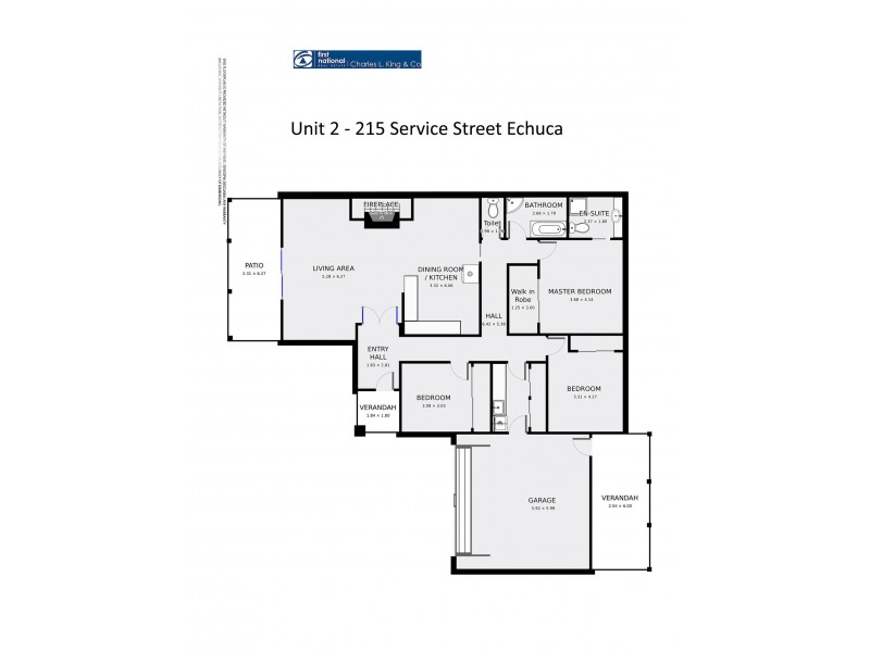 2/215 Service Street, Echuca VIC 3564 Floorplan