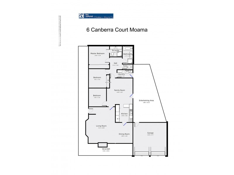 6 Canberra Court, Moama NSW 2731 Floorplan