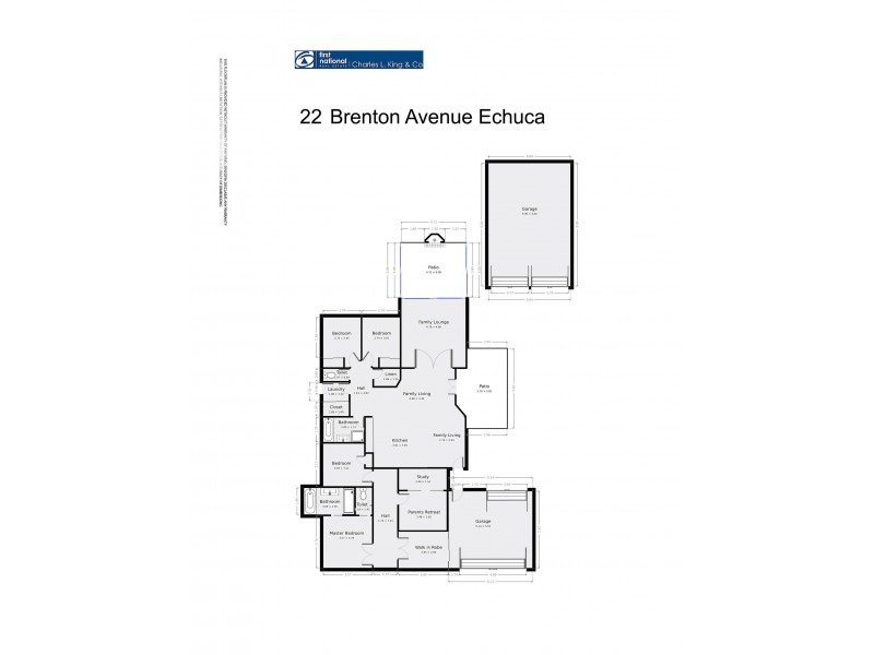 22 Brenton Avenue, Echuca VIC 3564 Floorplan