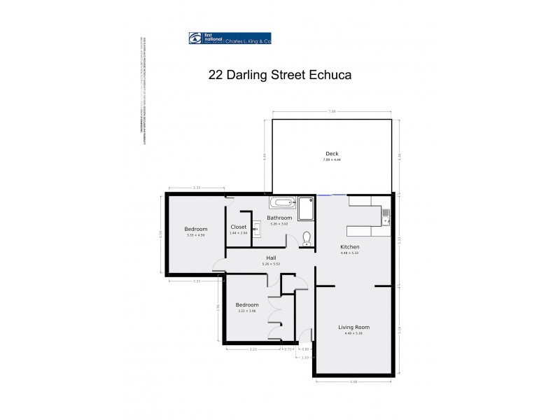 22 Darling Street, Echuca VIC 3564 Floorplan