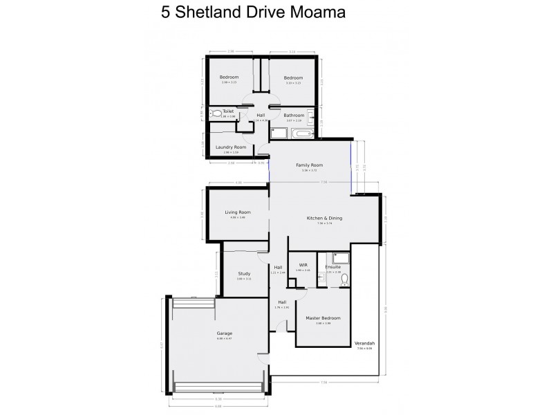 5 Shetland Drive, Moama NSW 2731 Floorplan