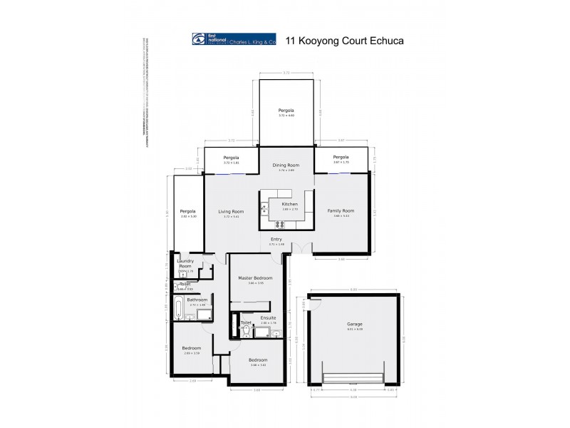 11 Kooyong Court, Echuca VIC 3564 Floorplan