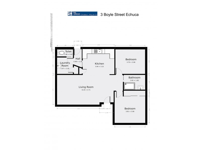 3 Boyle Street, Echuca VIC 3564 Floorplan