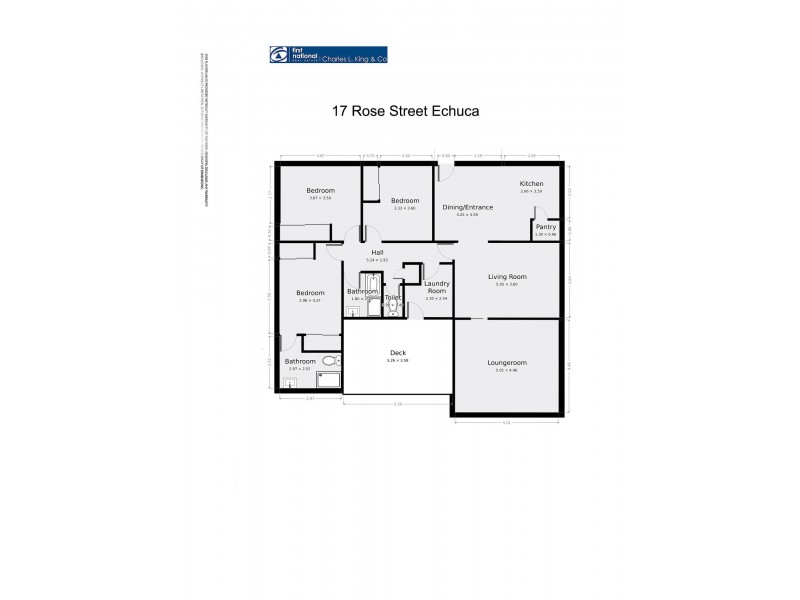 17 Rose Street, Echuca VIC 3564 Floorplan