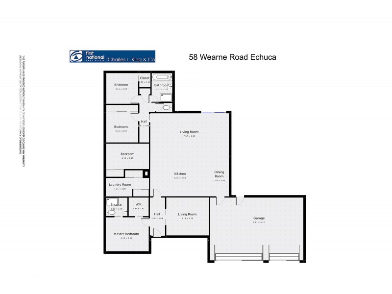 58 Wearne Road, Echuca VIC 3564 Floorplan