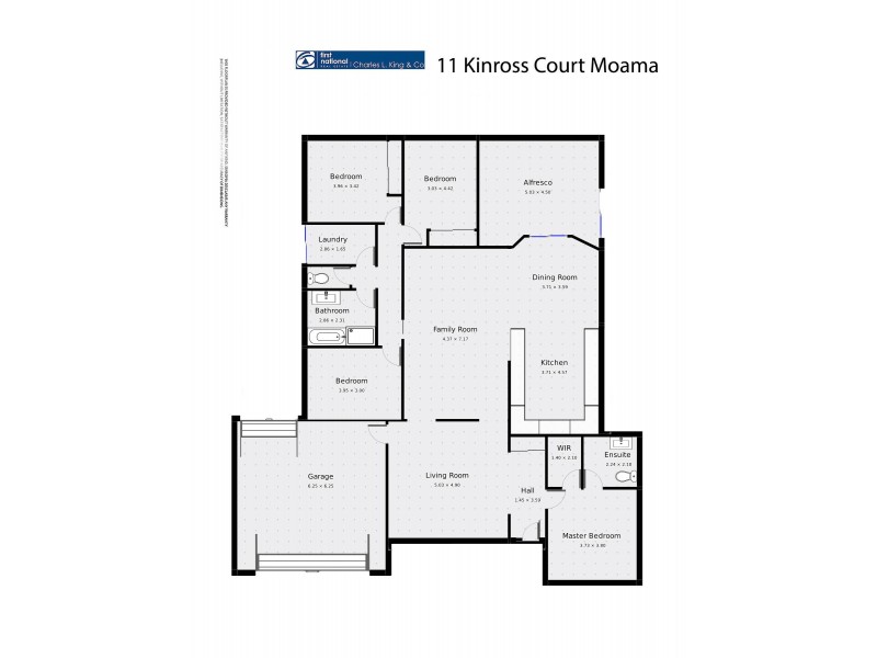 11 Kinross Court, Moama NSW 2731 Floorplan