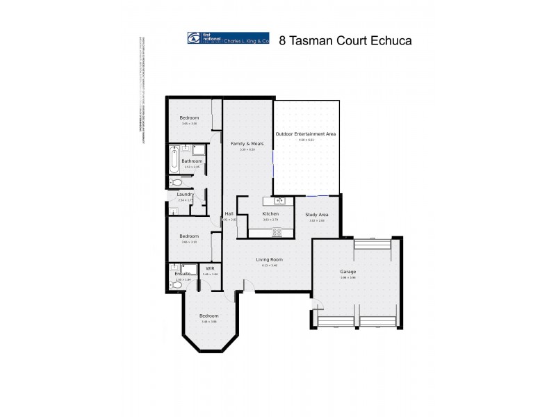 8 Tasman Court, Echuca VIC 3564 Floorplan