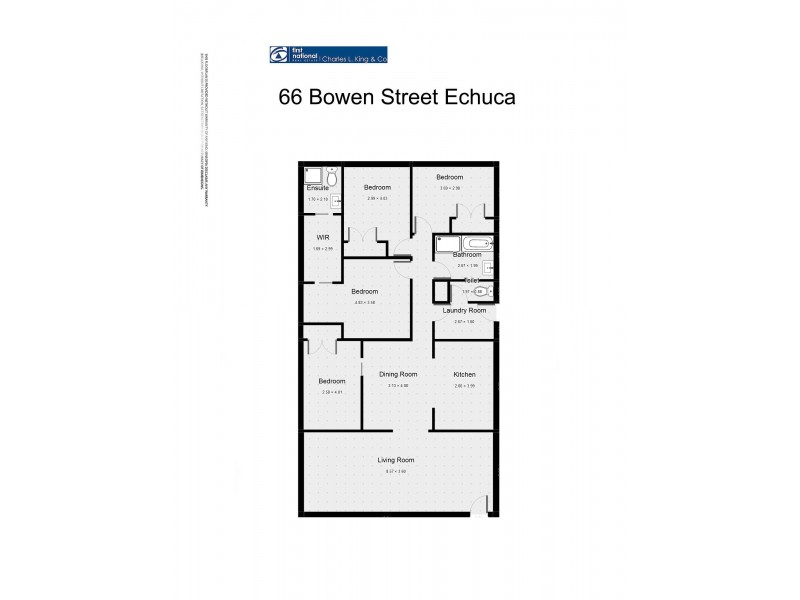 66 Bowen Street, Echuca VIC 3564 Floorplan