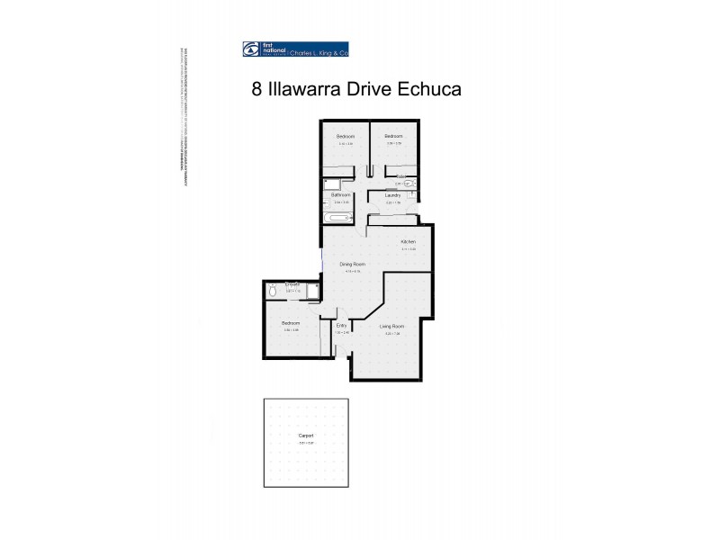 8 Illawarra Drive, Echuca VIC 3564 Floorplan