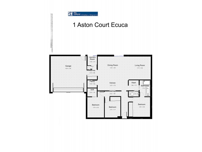 1 Aston Court, Echuca VIC 3564 Floorplan