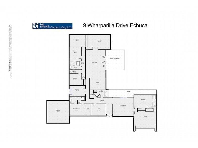 9 Wharparilla Drive, Echuca VIC 3564 Floorplan