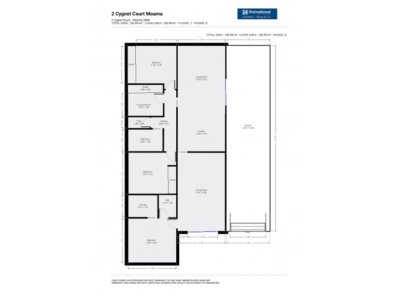 2 Cygnet Court, Moama NSW 2731 Floorplan
