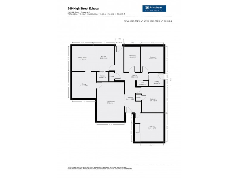269 High Street, Echuca VIC 3564 Floorplan