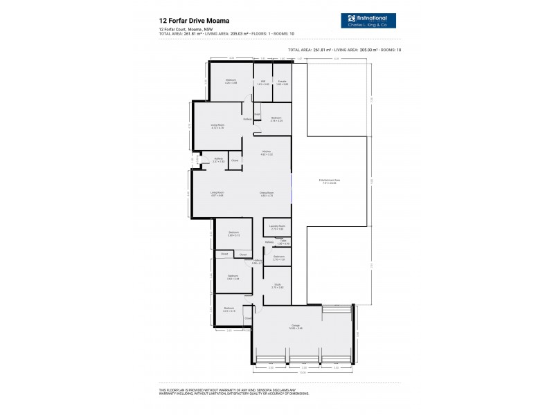 12 Forfar Drive, Moama NSW 2731 Floorplan