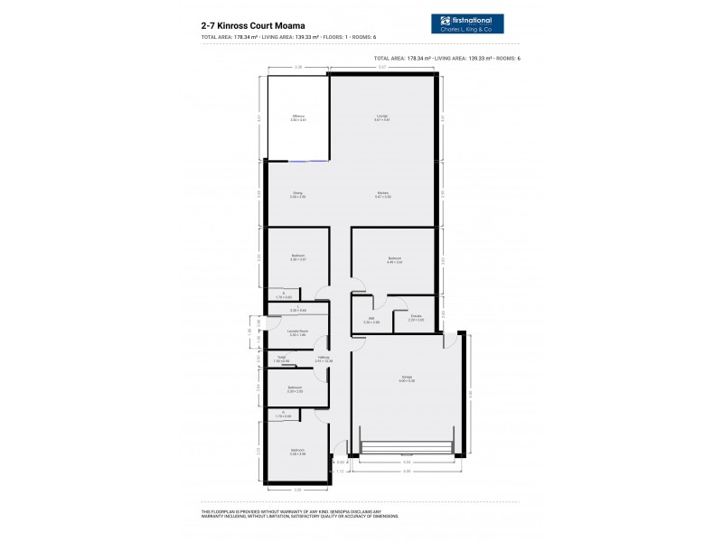 2/7 Kinross Court, Moama NSW 2731 Floorplan