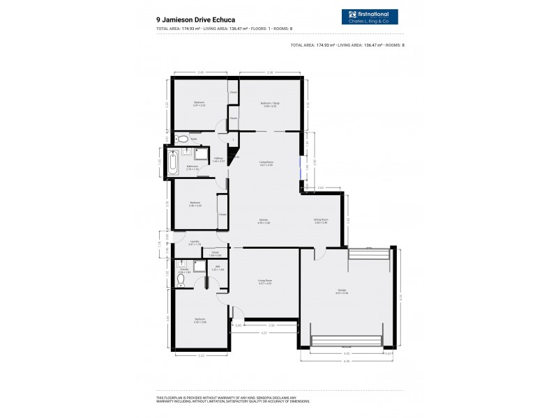 9 Jamieson Drive, Echuca VIC 3564 Floorplan