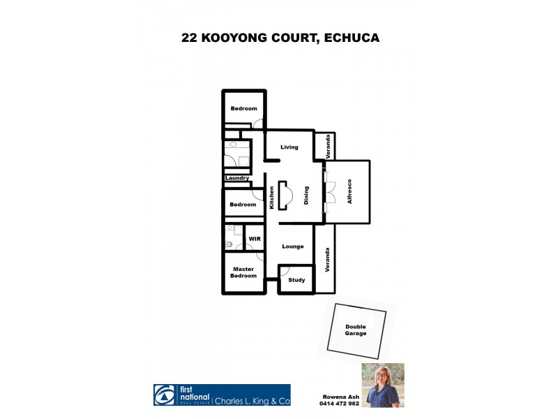 22 Kooyong Court, Echuca VIC 3564 Floorplan