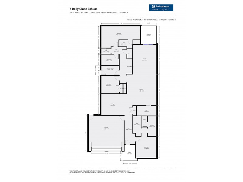 7 Delly Close, Echuca VIC 3564 Floorplan