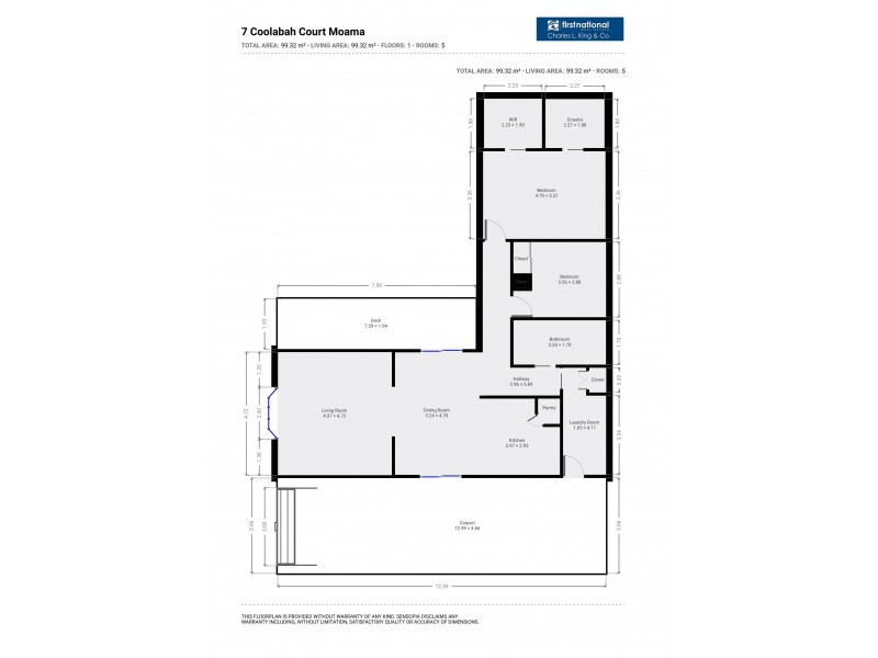 7 Coolabah Court, Moama NSW 2731 Floorplan