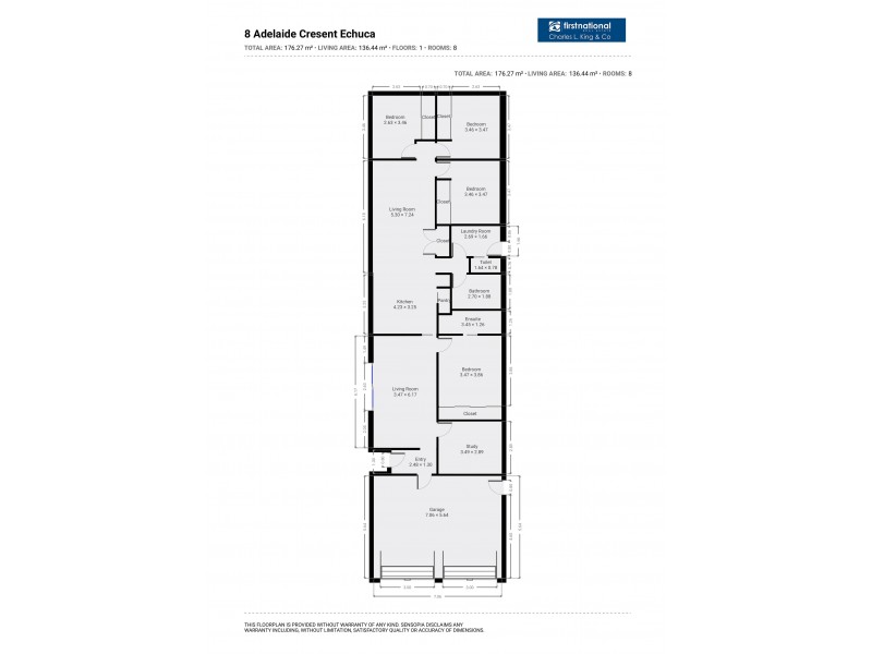 8 Adelaide Crescent, Echuca VIC 3564 Floorplan